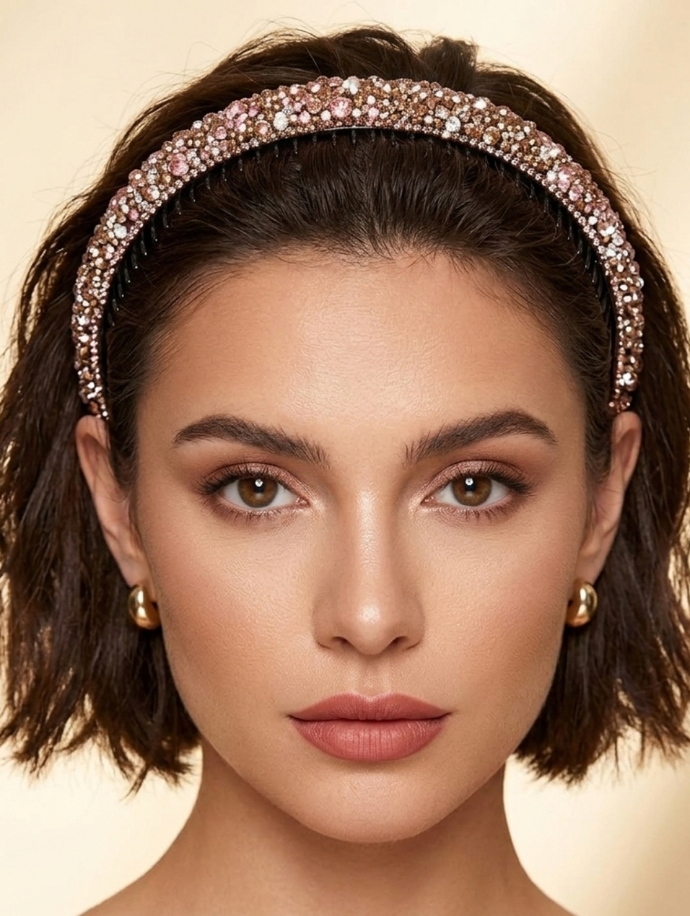 Elegant Rhinestone Headbands Choose One - Five Colors Available New In Package